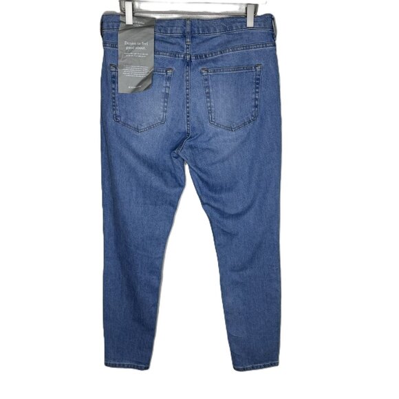 NWT Everlane Mid-Rise Skinny Light Wash Jeans, Size 30R - Picture 2 of 8